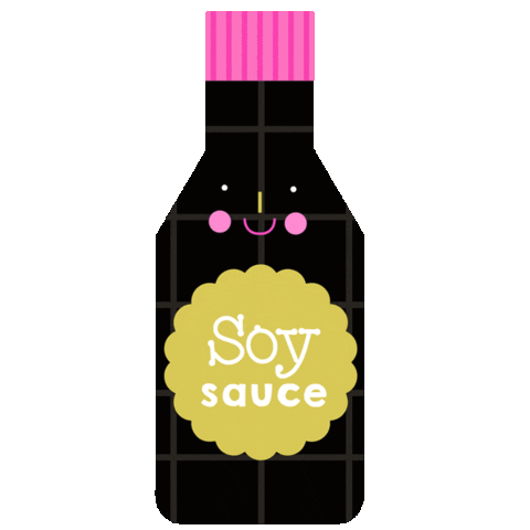 Soy Sauce Sticker by karenthaco