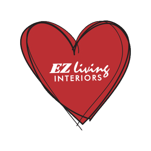 Heart Love Sticker by ezlivinginteriors