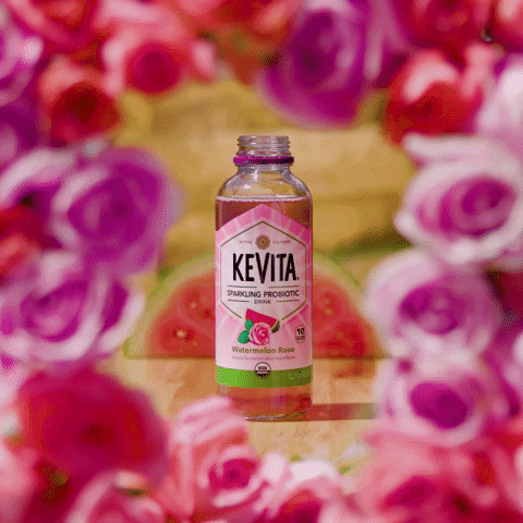 Rose Watermelon GIF by KeVita Drinks