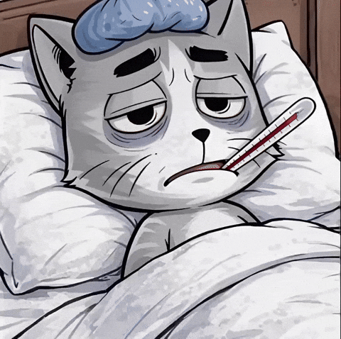 Sick Flu GIF by Hero Galaxy NFT