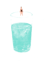 Glass Of Water GIF by Marianna