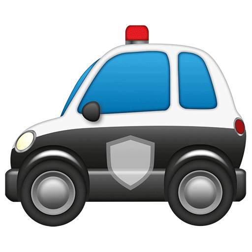 Driving Car Chase Sticker by emoji® - The Iconic Brand
