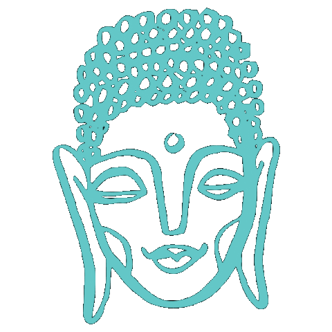 Atlanta Buddha Sticker by Dancing Dogs Yoga