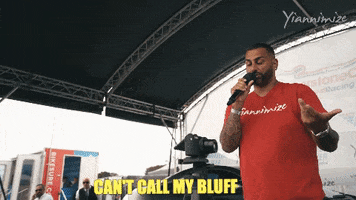 Call My Bluff Presenter GIF by Yiannimize