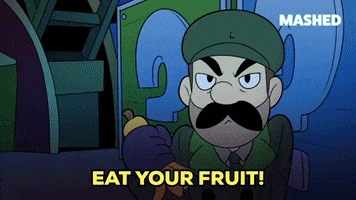 Throwing Eat Fruit GIF by Mashed