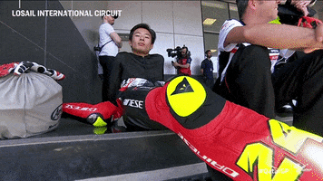 Laid Back Hello GIF by MotoGP