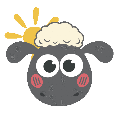 Happy Shaun The Sheep Sticker by Aardman Animations for iOS & Android