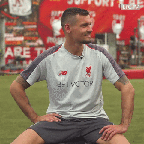 Dejan Lovren Smile GIF by Liverpool FC