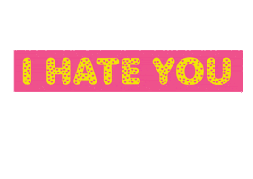 I Love You Hate Sticker by Shannon Quirke