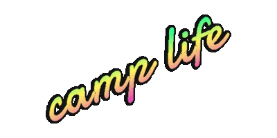 Melanated Campout Sticker