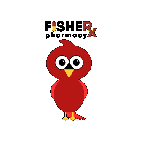 Rochester Cardinal Sticker by Fisher Pharmacy