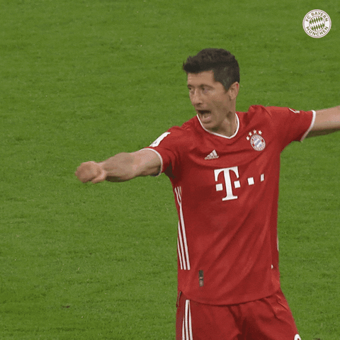Robert Lewandowski Win GIF by FC Bayern Munich