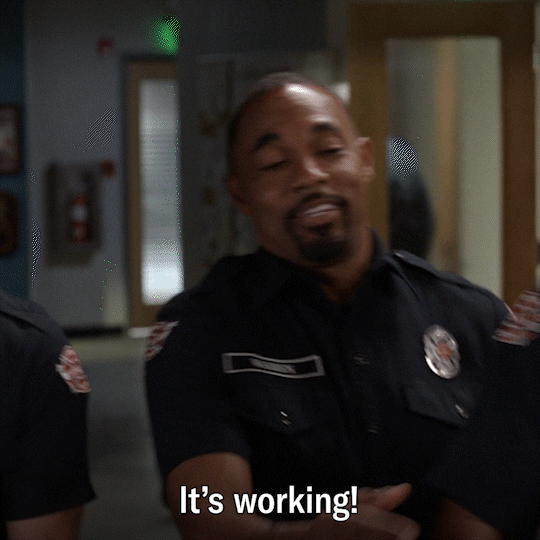 Excited Station 19 GIF by ABC Network