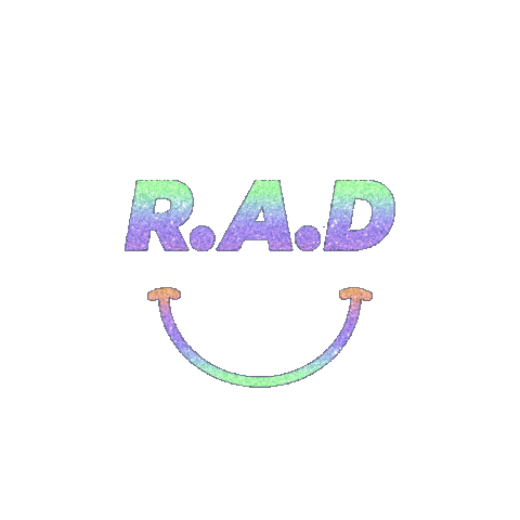 Rad Running Sticker by RadGlobal