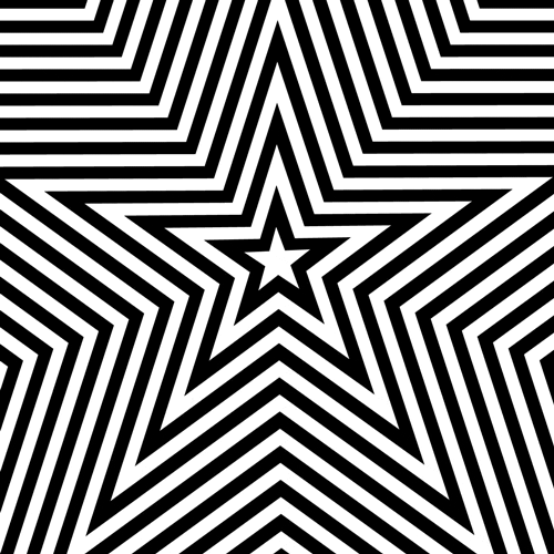 DrRoots 3d star hypnotic illusion GIF