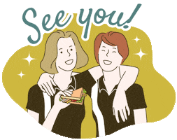 Sisters Sandwich Shop Sticker by Espresso Yourself Coffee & Cafe