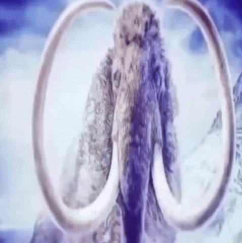 Blue Woolly Mammoth GIF