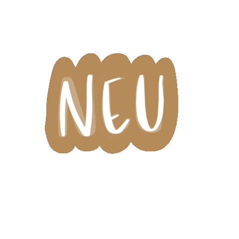 Neu New Instastory Neuerpost Ankündigung Announcement Handlettering Brownish Scandic Sticker by Coreanda