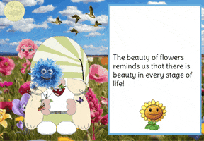 Flower Power Gnome GIF