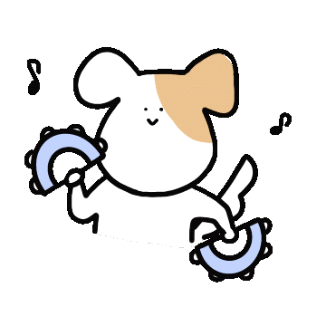 Dance Dog Sticker