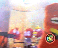 Rock Rocking GIF by PIZZA PALS PLAYZONE