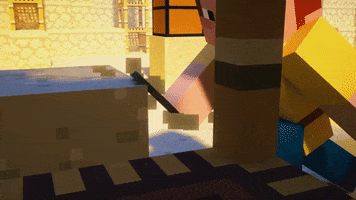 Discovery Digging GIF by Minecraft