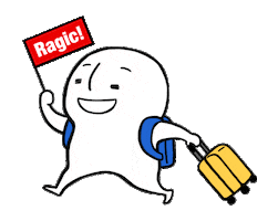 Happy Fun Sticker by Ragic