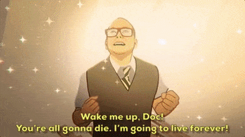 excited wake me up GIF by Dream Corp LLC