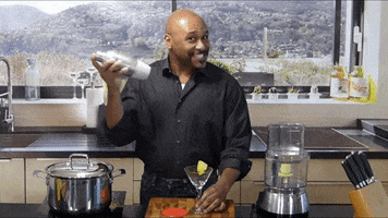 hungry cooking in the kitchen GIF by Robert E Blackmon