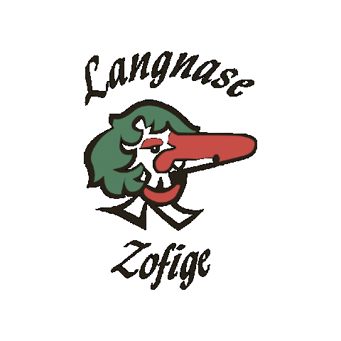 Langnase Zofige Sticker
