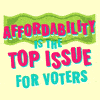 Affordability is the top issue for voters