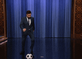 Jimmy Fallon Soccer GIF by The Tonight Show Starring Jimmy Fallon