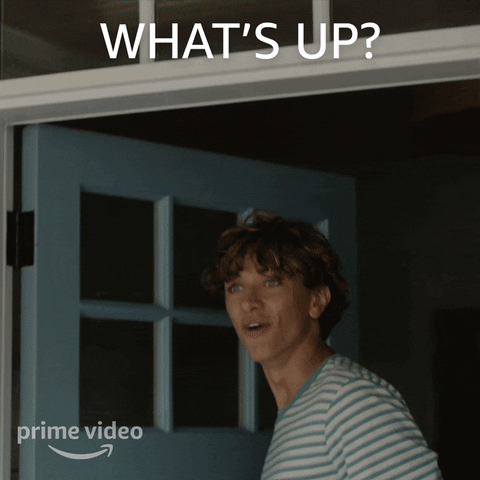 How Are You Doing Whats Up GIF by Amazon Prime Video