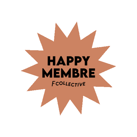 Happy Membre F Collective Sticker by F collective