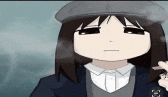 Azumanga Daioh Stare GIF