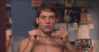 tobey maguire deal with it GIF