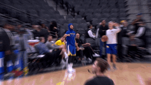 Looking Golden State Warriors GIF by NBA