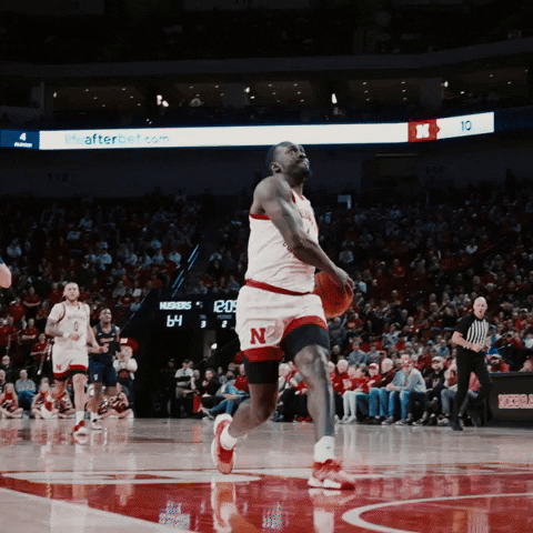 Nebraska Basketball Deal With It GIF by Huskers