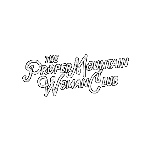 ProperMountainWomanClub Sticker