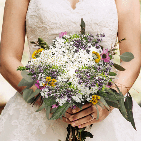 Wedding Dress Flower GIF by Ricola USA