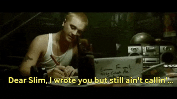 Letter Eminem GIF