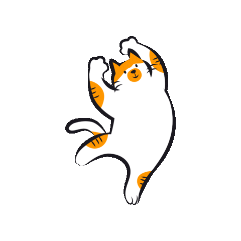 Plant Based Cat Sticker by Burgreens