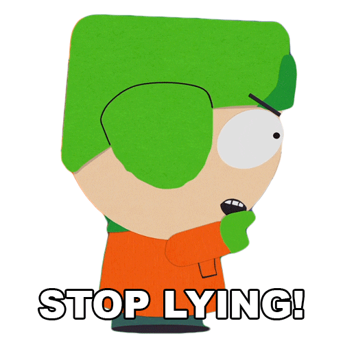 Lying Kyle Broflovski Sticker by South Park