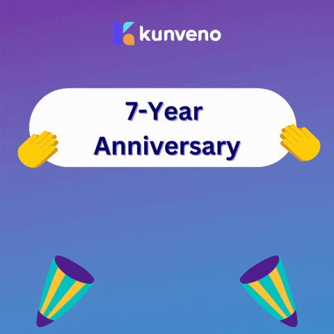 Seven Years Congratulations GIF by Kunveno
