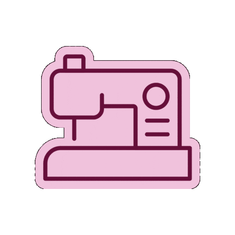 Sewing Sew Sticker by groningenfairfashion