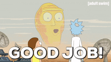Season 2 Good Job GIF by Rick and Morty
