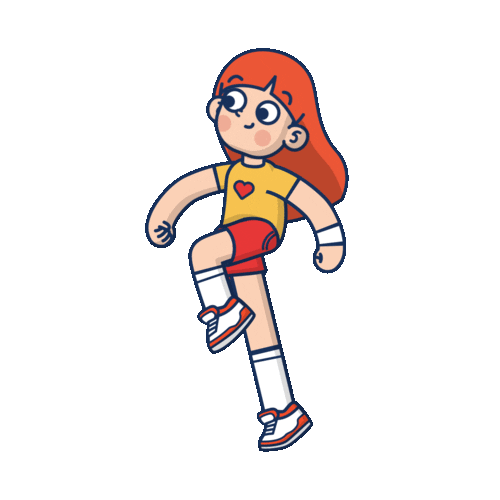 Woman Running Animated Gif