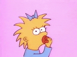 The Simpsons Pink GIF