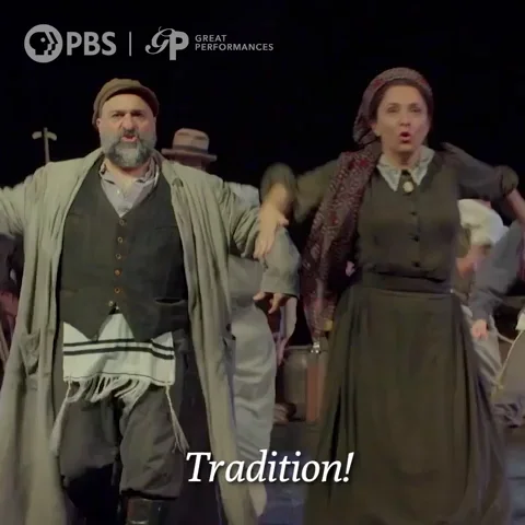 Fiddler On The Roof Broadway GIF by GREAT PERFORMANCES | PBS