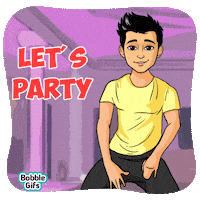 New Year Party GIF by Bobble